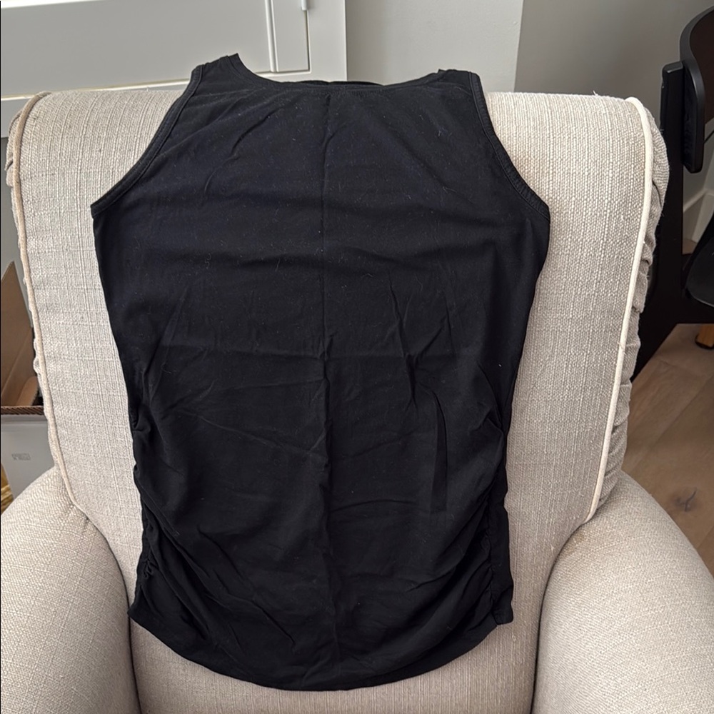 Pact Black Fitted Tank Top